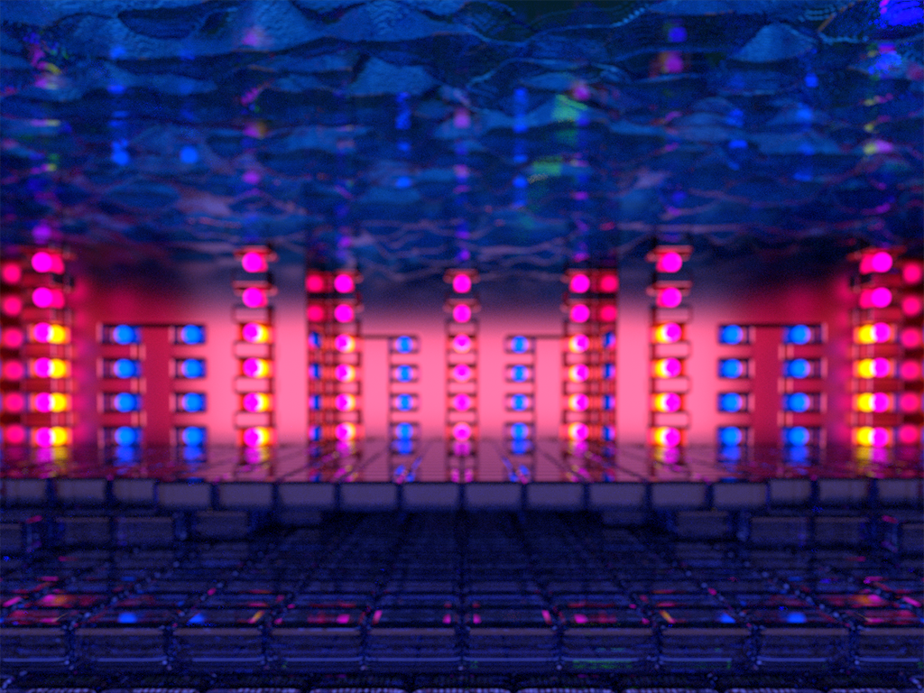 A thematic background using blues and purples